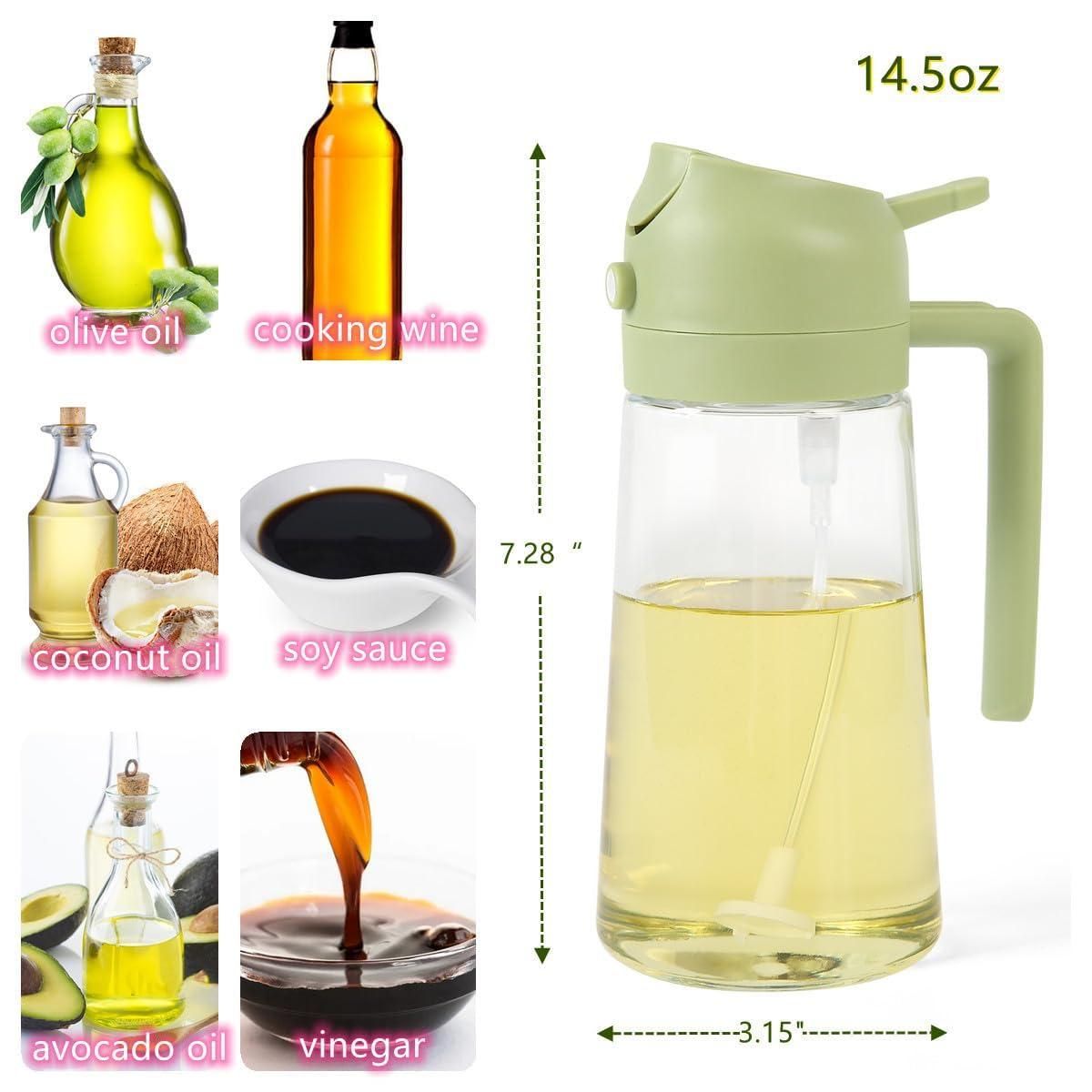 Buy 500 ML Portable Sprayer Oil Dispenser Bottle for Kitchen