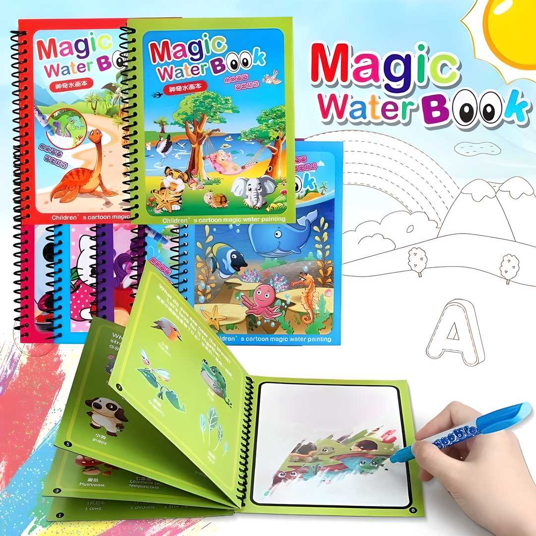 Best Reusable Magic Water Quick Dry Book