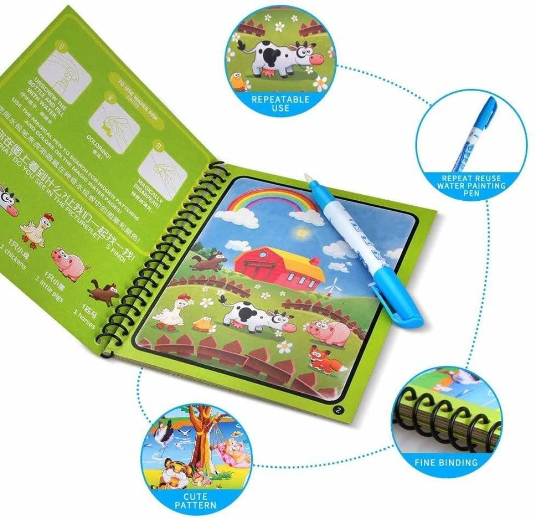 Best Reusable Magic Water Quick Dry Book