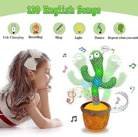 Buy LED Musical Dancing & Mimicry Cactus Toy