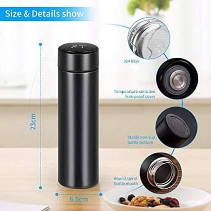 Best Stainless Steel Water Bottle With Automatic Led Temperature Display 500 ML