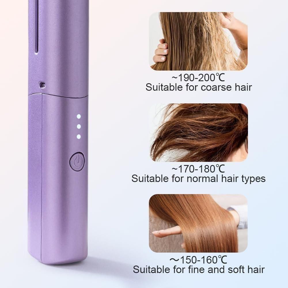 Buy Mini Portable Hair Straightener Cordless Rechargeable in India