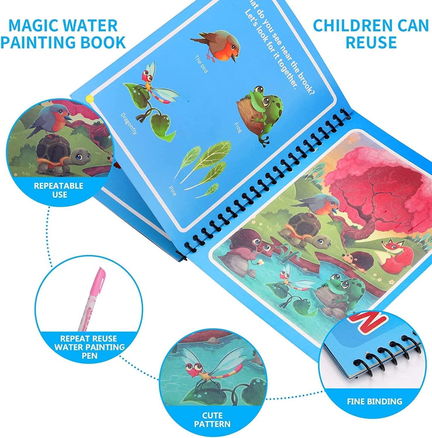 Best Reusable Magic Water Quick Dry Book