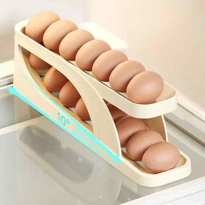 Best Automatically Rolling Egg Holder Tray Display Rack