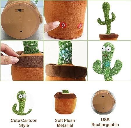 Buy LED Musical Dancing & Mimicry Cactus Toy