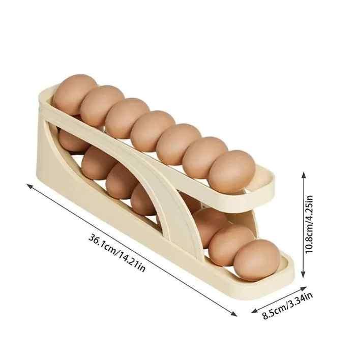 Best Automatically Rolling Egg Holder Tray Display Rack