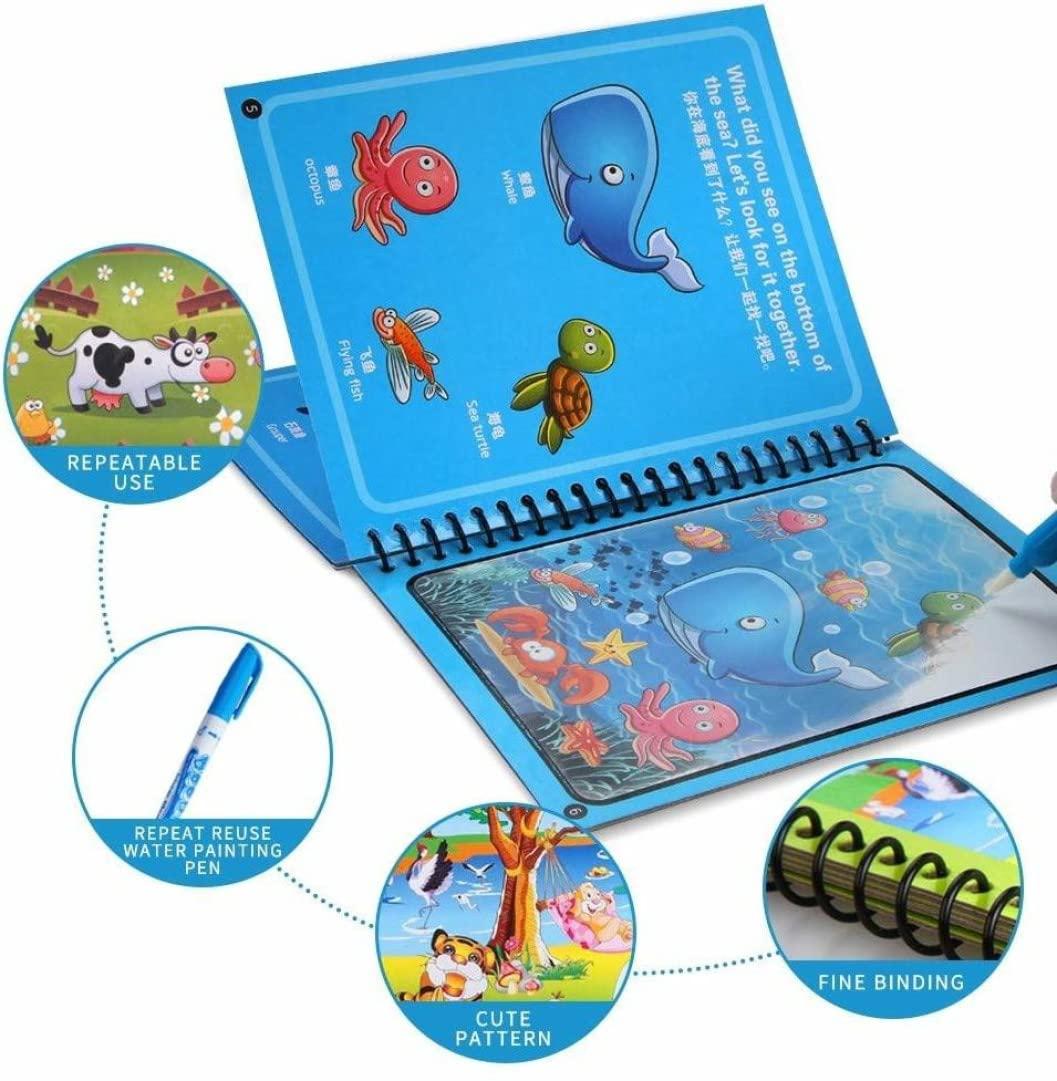 Best Reusable Magic Water Quick Dry Book