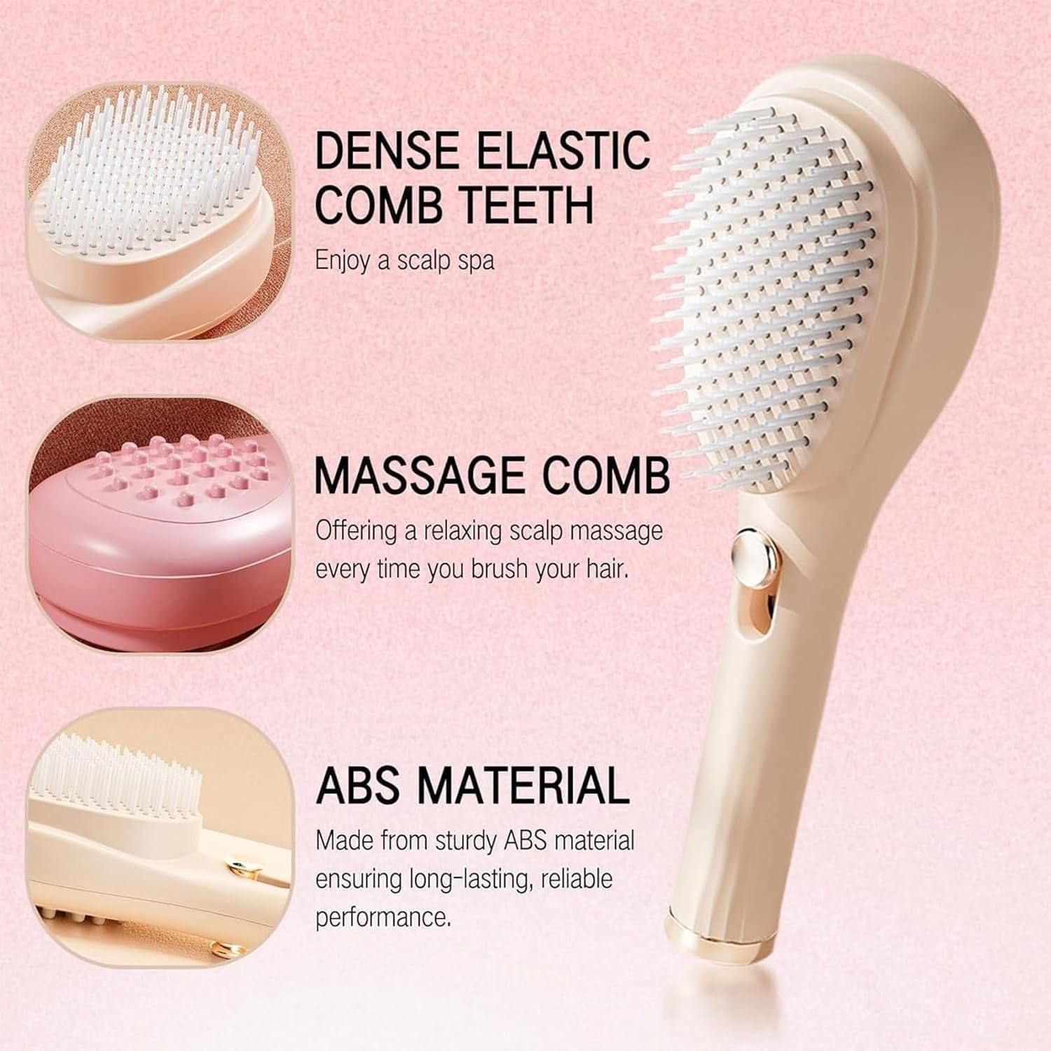 Best Scalp Massage Comb with Retractable Bristle