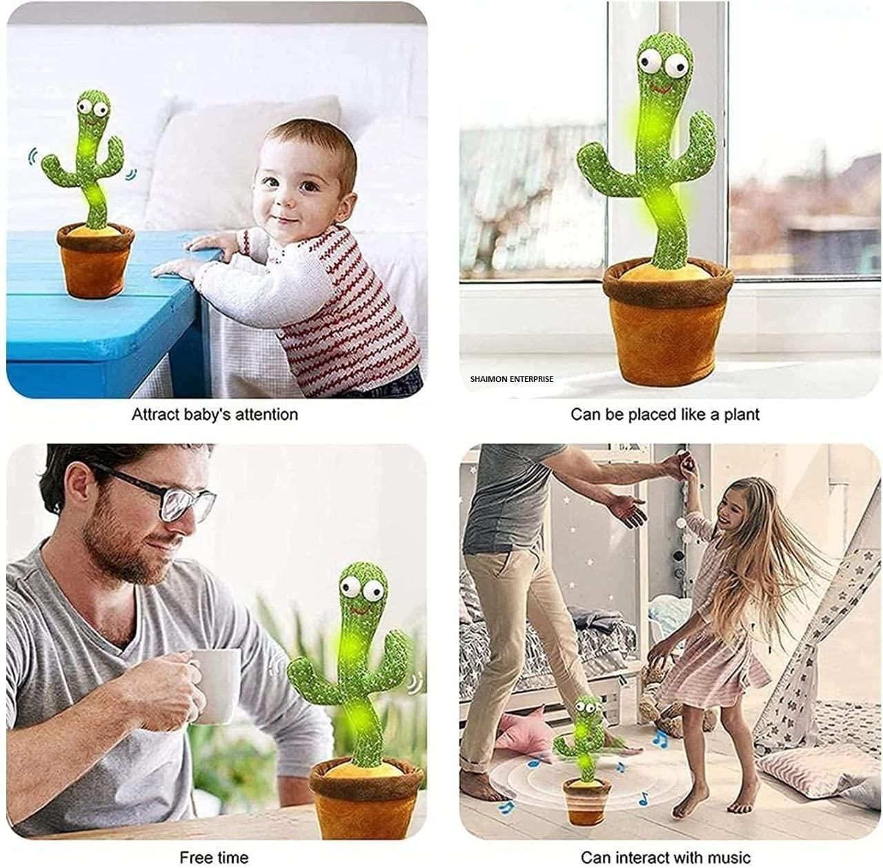 Buy LED Musical Dancing & Mimicry Cactus Toy