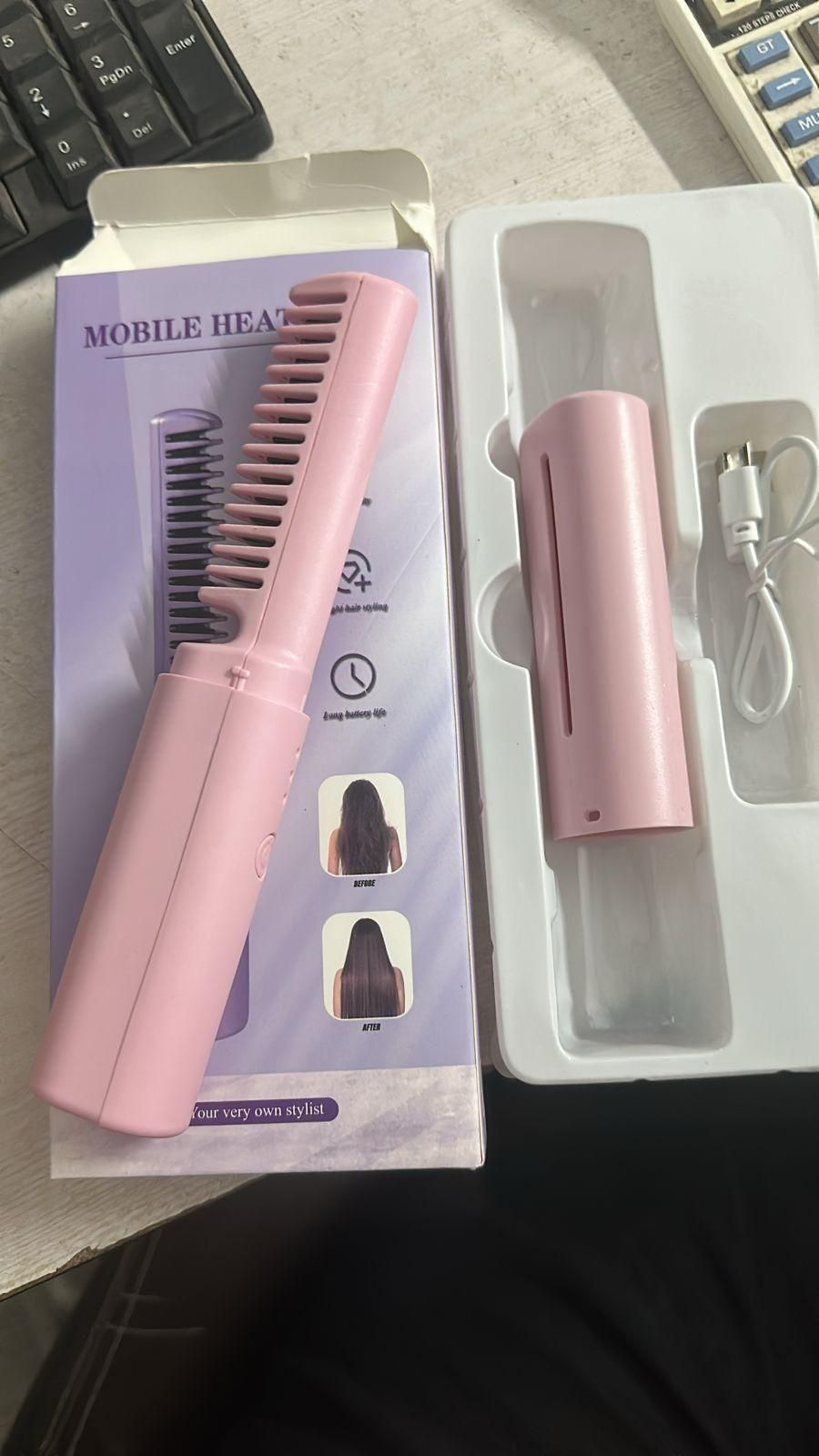 Buy Mini Portable Hair Straightener Cordless Rechargeable in India