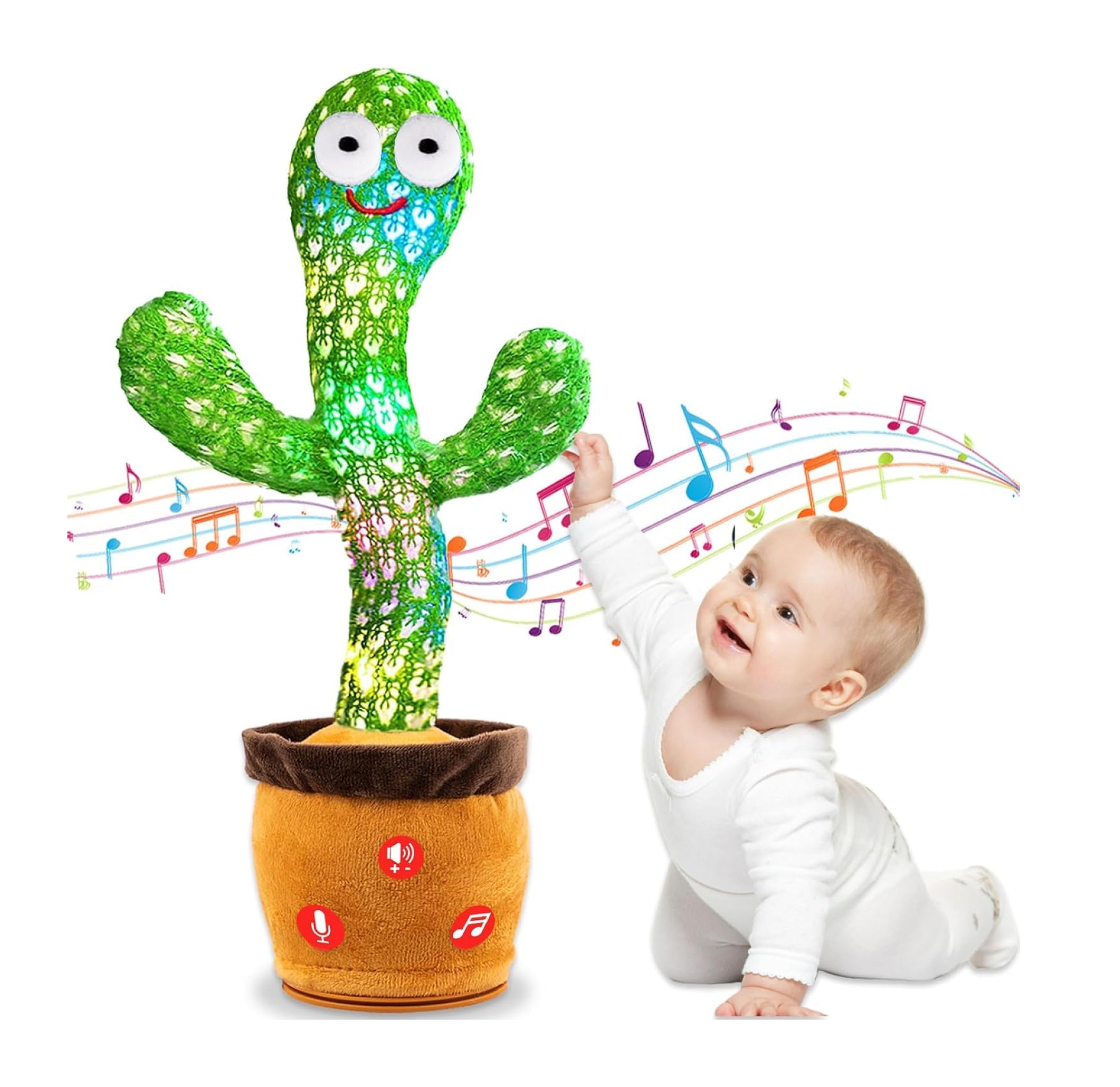 Buy LED Musical Dancing & Mimicry Cactus Toy